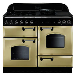 Rangemaster Classic 110 Dual Fuel Range Cooker Cream